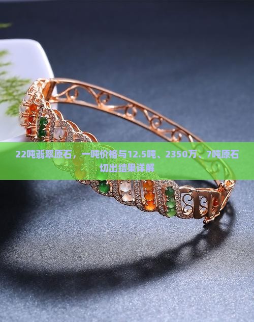 22吨翡翠原石