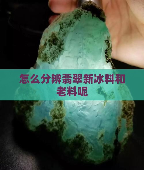 怎么分辨翡翠新冰料和老料呢
