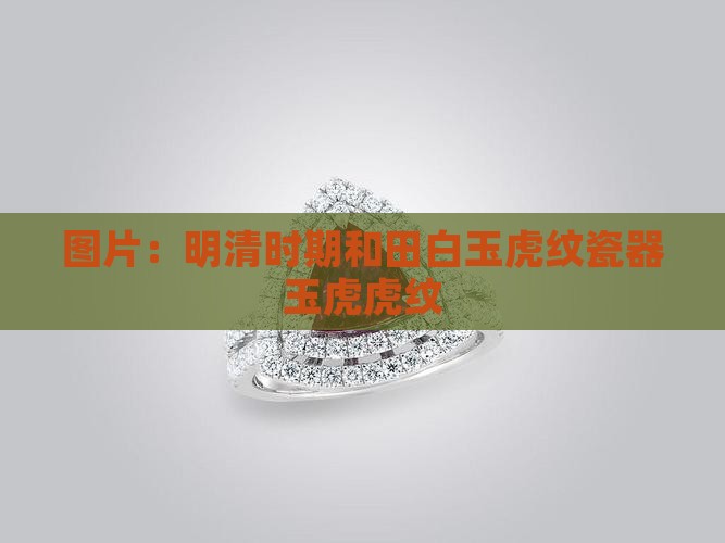 明清时期和田白玉虎纹瓷器