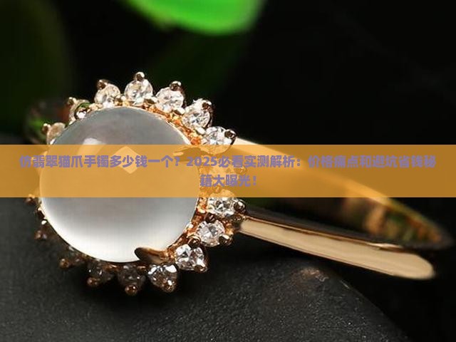 仿翡翠猫爪手镯多少钱一个