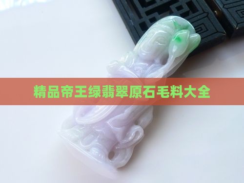 精品帝王绿翡翠原石毛料大全