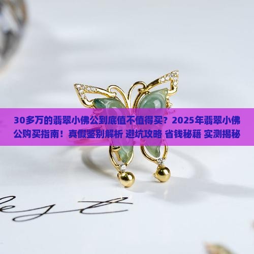 30多万的翡翠小佛公