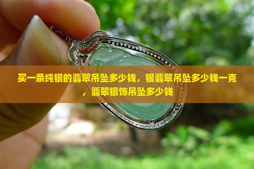 买一条纯银的翡翠吊坠多少钱