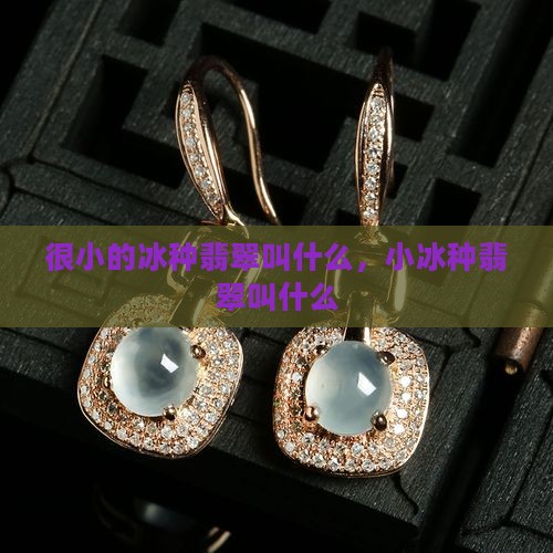 很小的冰种翡翠叫什么