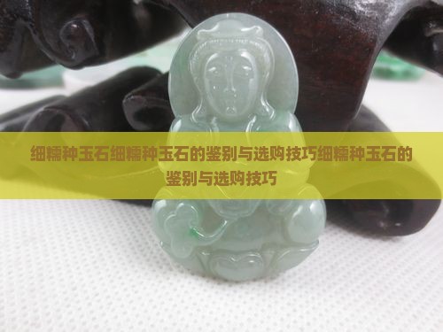 细糯种玉石