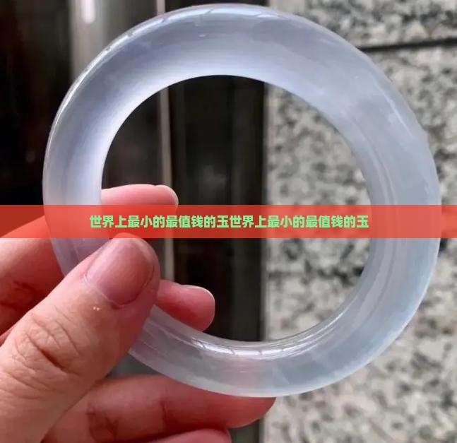 世界上最小的最值钱的玉