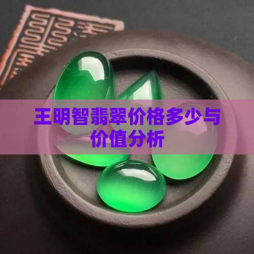 王明智翡翠价格多少