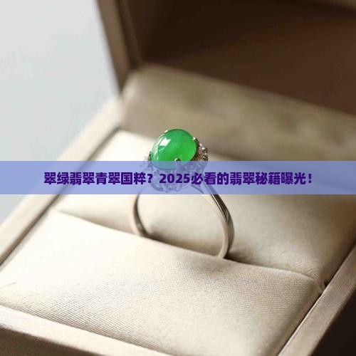 翠绿翡翠青翠国粹