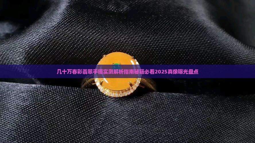 几十万春彩翡翠手镯