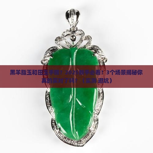 黑羊脂玉和田玉手镯
