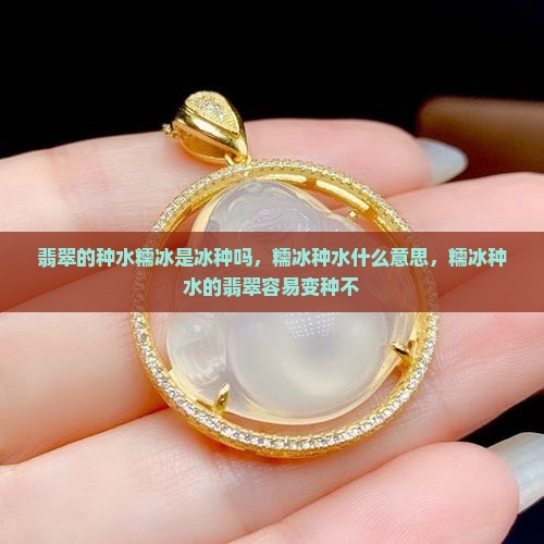 翡翠的种水糯冰是冰种吗