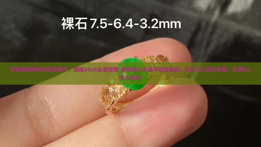 黄翡老糯种飘花翡翠牌子