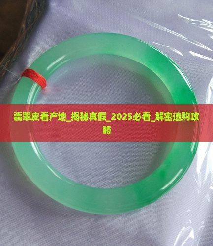 翡翠皮看产地