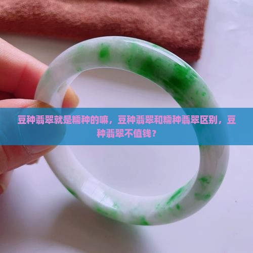 豆种翡翠就是糯种的嘛