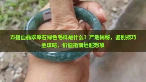 五指山翡翠原石绿色毛料是什么