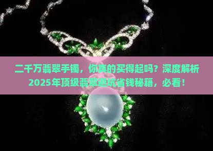 二千万翡翠手镯