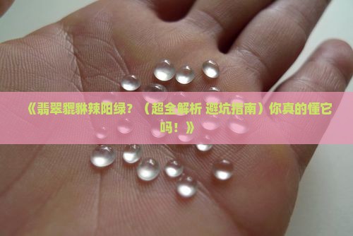 翡翠貔貅辣阳绿