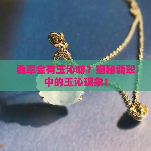 翡翠会有玉沁嘛