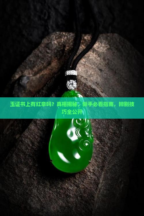 玉证书上有红章吗