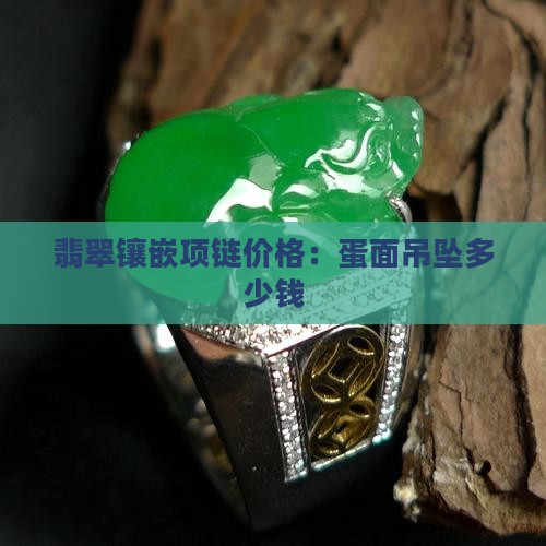 一条翡翠蛋面镶嵌项链多少钱