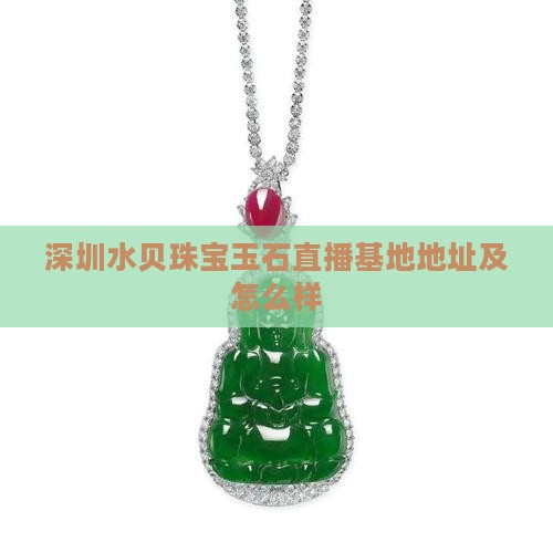 深圳水贝珠宝玉石直播基地