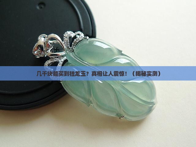 几千元的独龙玉