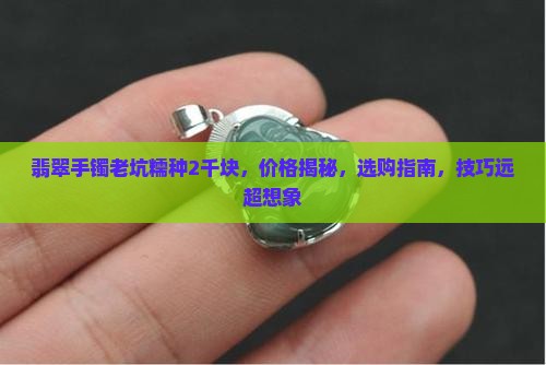 翡翠手镯老坑糯种2千块