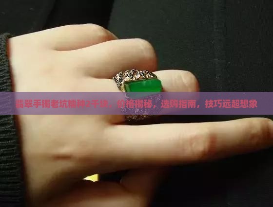 翡翠手镯老坑糯种2千块