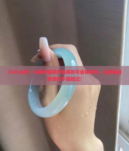 白糯种翡翠的价格