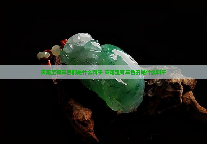 黄龙玉有三色的是什么料子