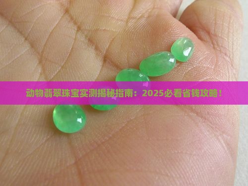 动物翡翠珠宝