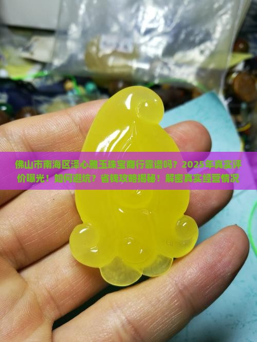 佛山市南海区泽心雅玉珠宝商行