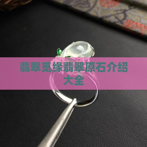 觅缘翡翠原石介绍大全