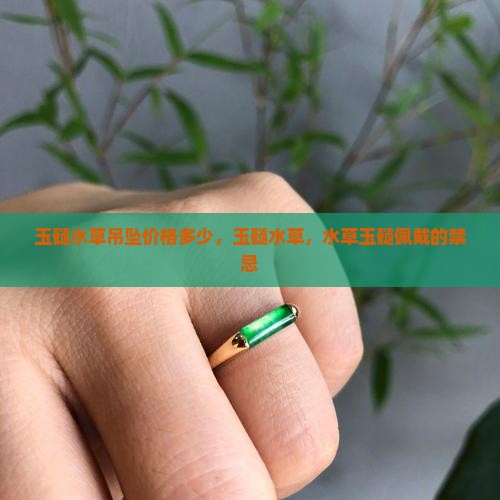 玉髓水草吊坠价格