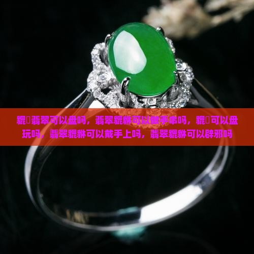 貔恘翡翠可以盘吗