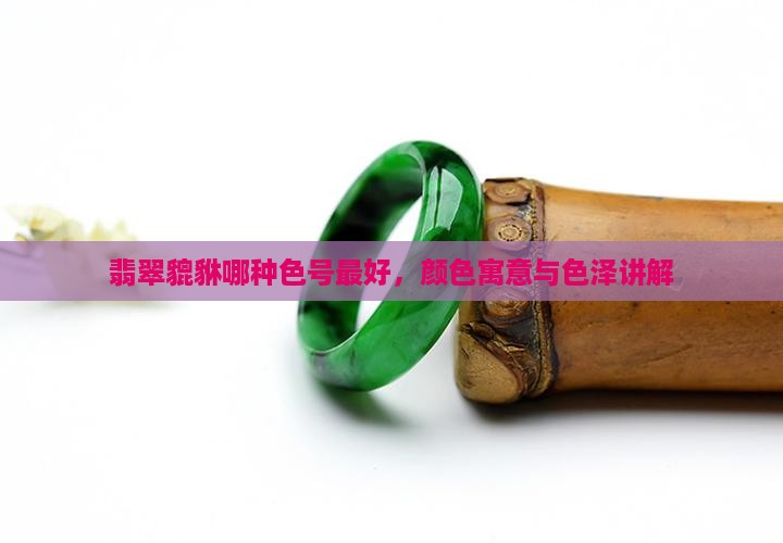 翡翠貔貅哪种色号
