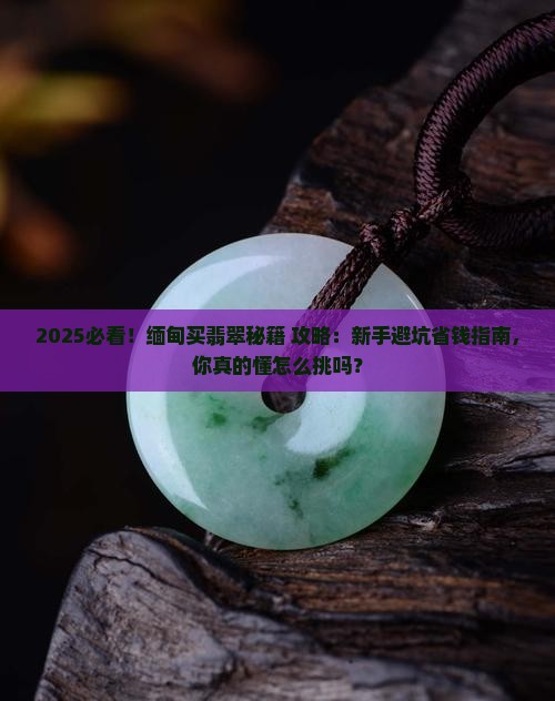 缅甸怎么样买翡翠