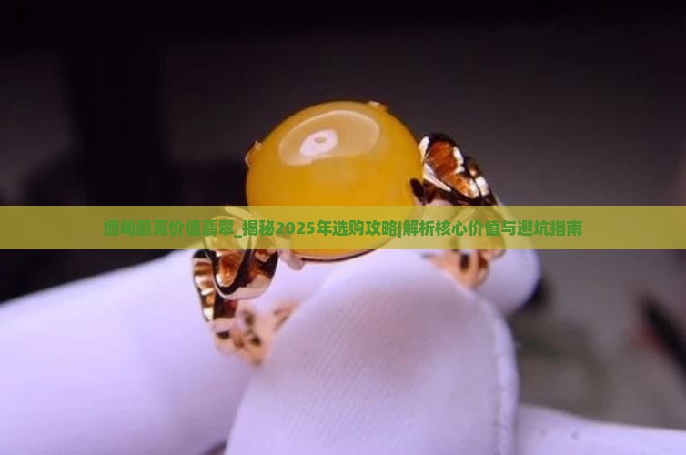 缅甸最高价值翡翠