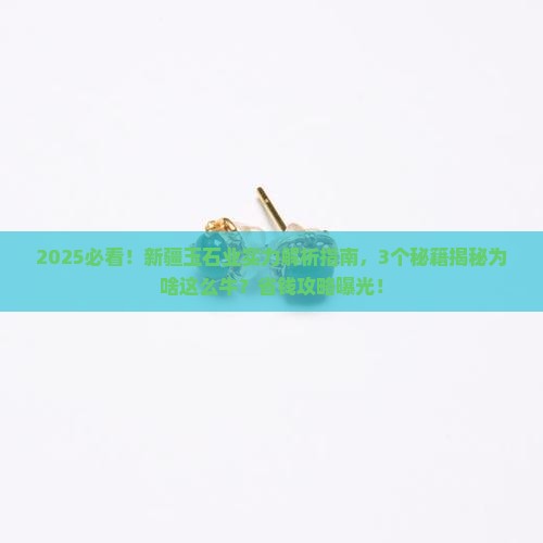 新疆玉石业3咋这有实力
