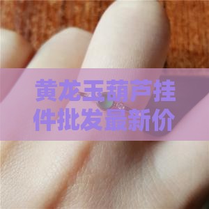 黄龙玉葫芦挂件直播间真货