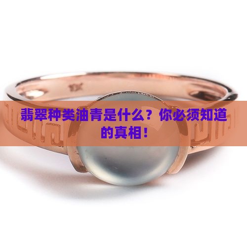翡翠种类油青是什么