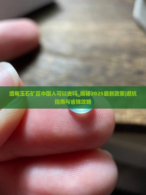 缅甸玉石矿区中国人可以去吗
