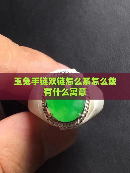 玉兔手链双链