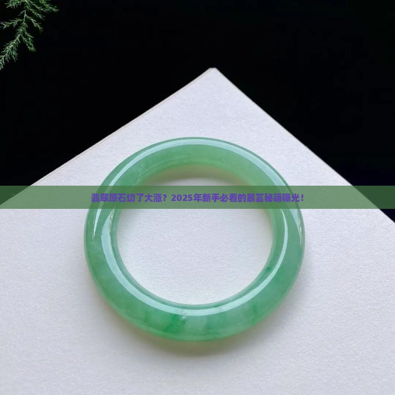 翡翠原石切了大涨