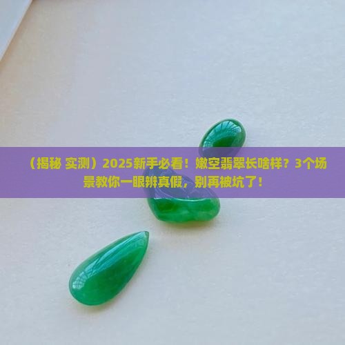 嫩空翡翠什么样子