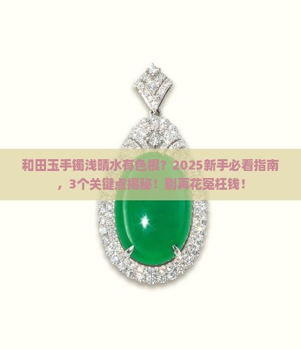 和田玉手镯浅晴水上面有色根