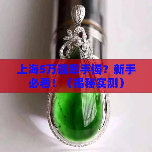 上海5万翡翠手镯