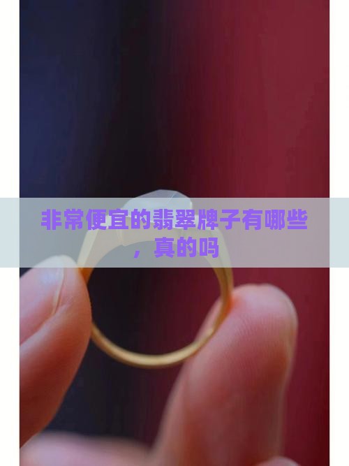 非常便宜的翡翠牌子