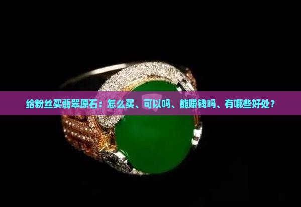 给粉丝买翡翠原石