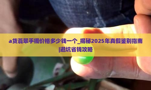 a货翡翠手镯价格多少钱一个